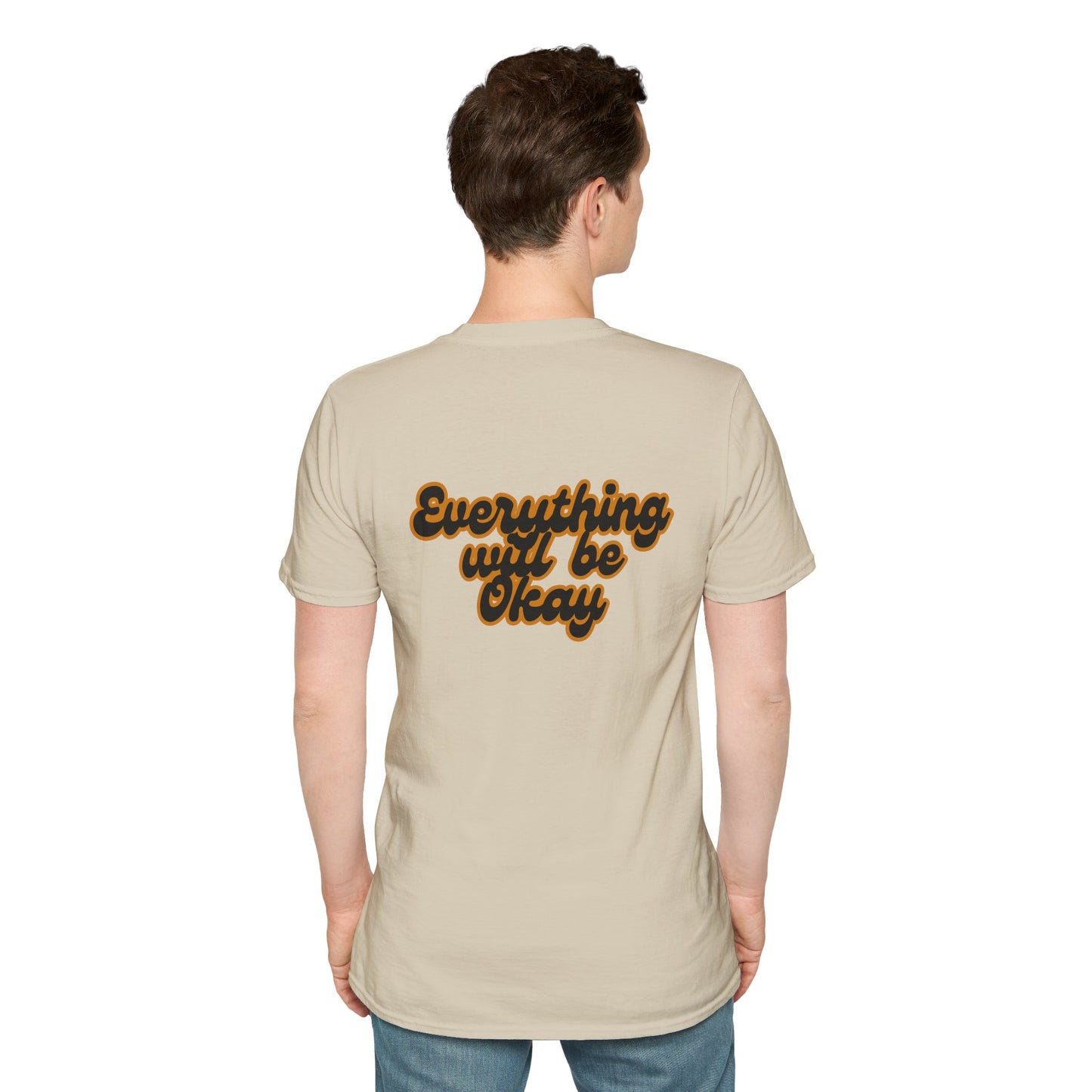 Everything Will Be Okay T-Shirt, Unisex Softstyle Tee, Positive Vibes Shirt, Casual Wear, Uplifting Apparel