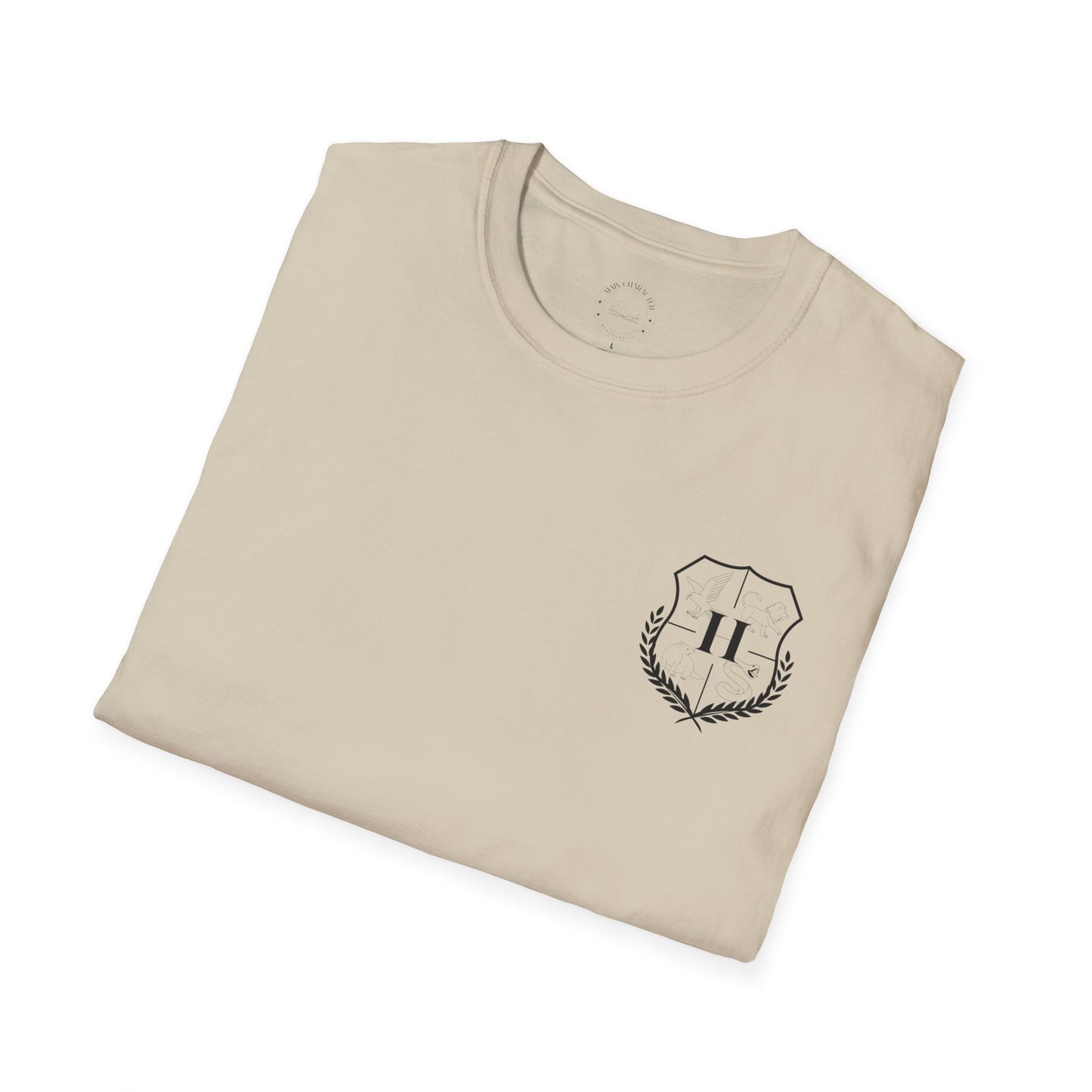 Hogwarts Unisex T-Shirt, Softstyle Tee for Casual Wear, Unique Graphic T-Shirt, Hogwarts Houses