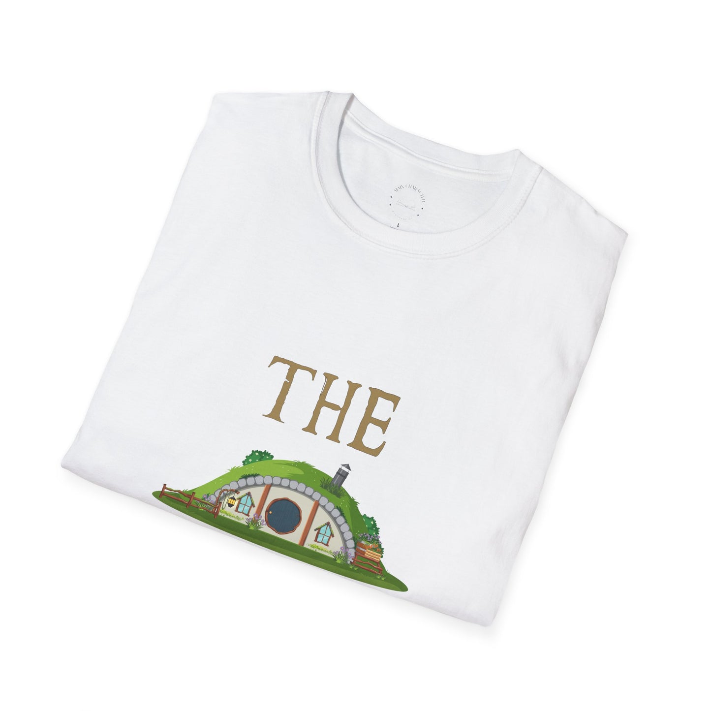 Hobbit-Inspired Unisex Softstyle T-Shirt, Literary Gift, Fictional Character Apparel, Novelty Tee, Casual Wear, Book Lover Shirt