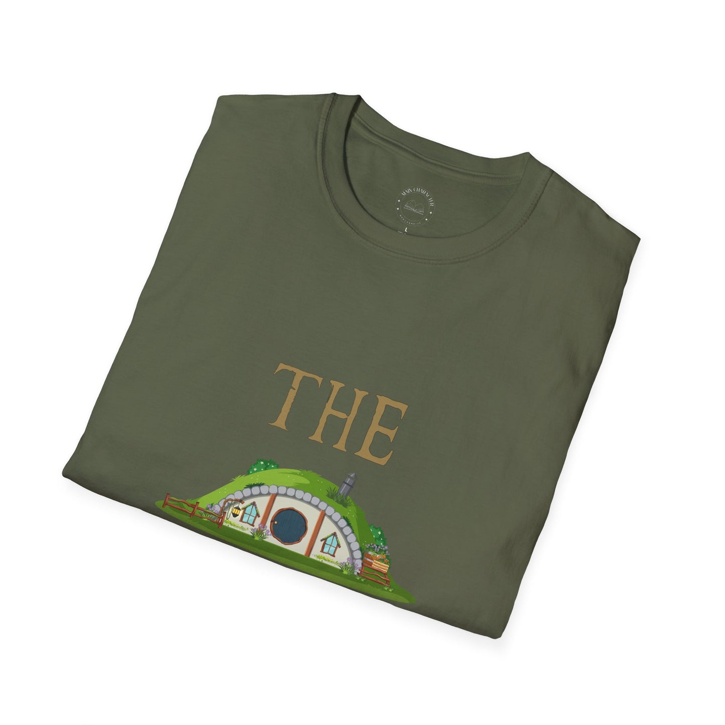 Hobbit-Inspired Unisex Softstyle T-Shirt, Literary Gift, Fictional Character Apparel, Novelty Tee, Casual Wear, Book Lover Shirt