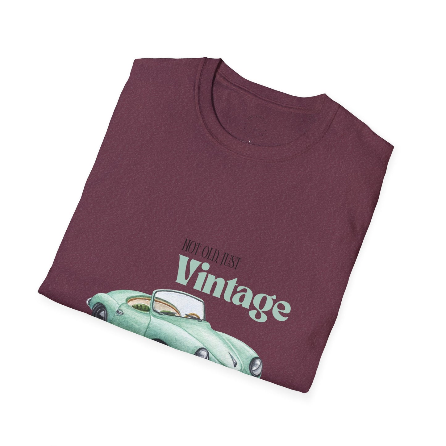 Vintage Car T-Shirt, Retro Style Tee, Gift for Car Lovers, Unisex Fashion Top, Casual Wear, Nostalgic Apparel