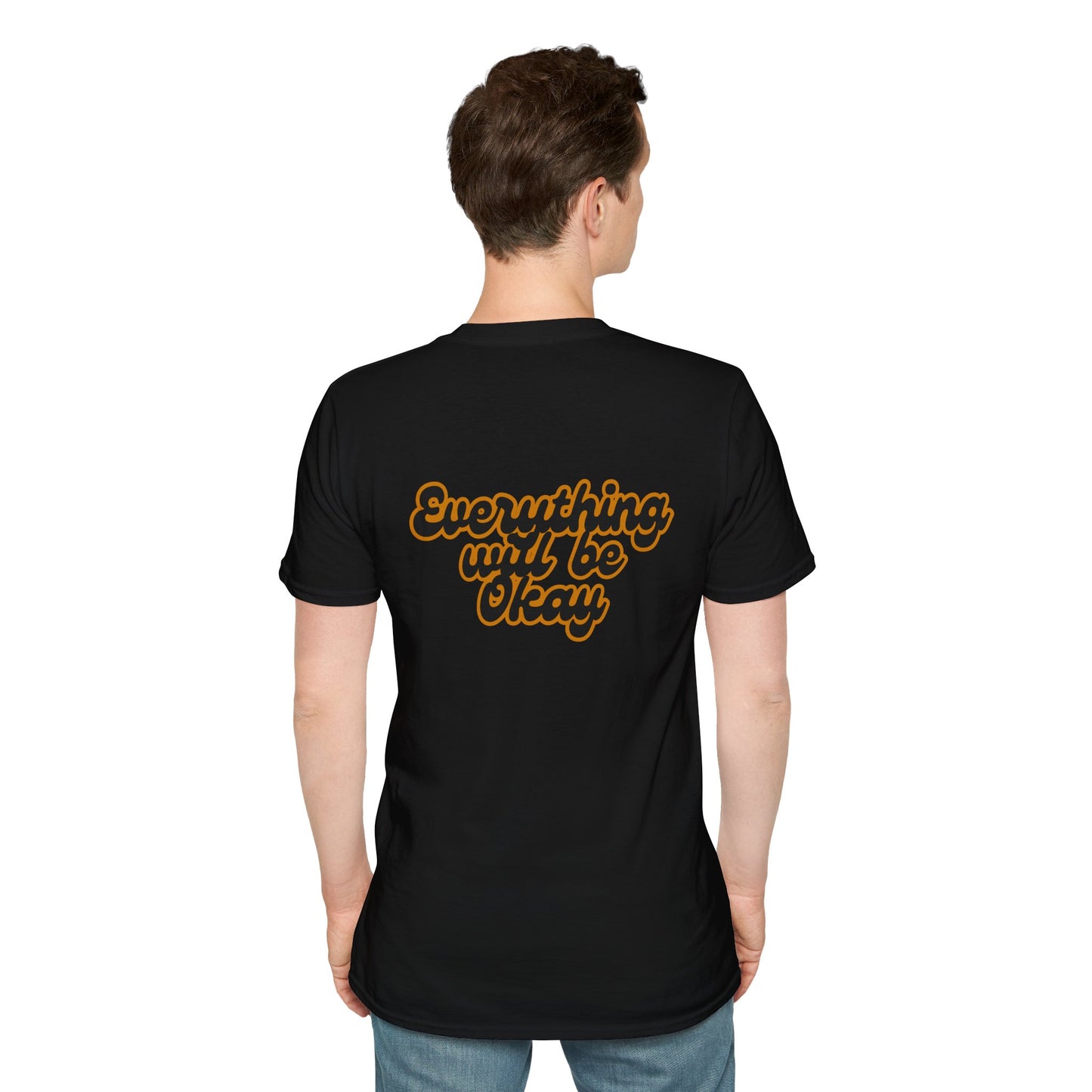 Everything Will Be Okay T-Shirt, Unisex Softstyle Tee, Positive Vibes Shirt, Casual Wear, Uplifting Apparel