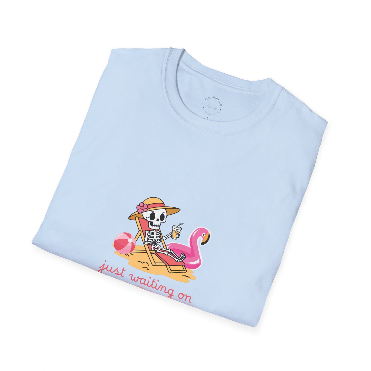 Summerween Skeleton T-Shirt, Fun Halloween Tee, Spooky Vibes Apparel