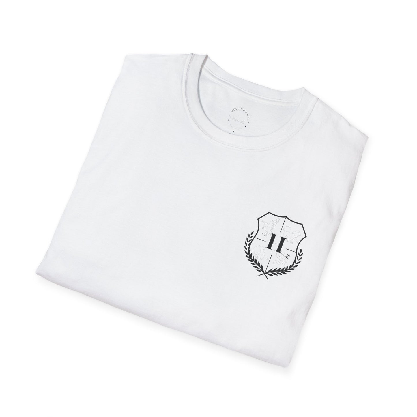 Hogwarts Unisex T-Shirt, Softstyle Tee for Casual Wear, Unique Graphic T-Shirt, Hogwarts Houses