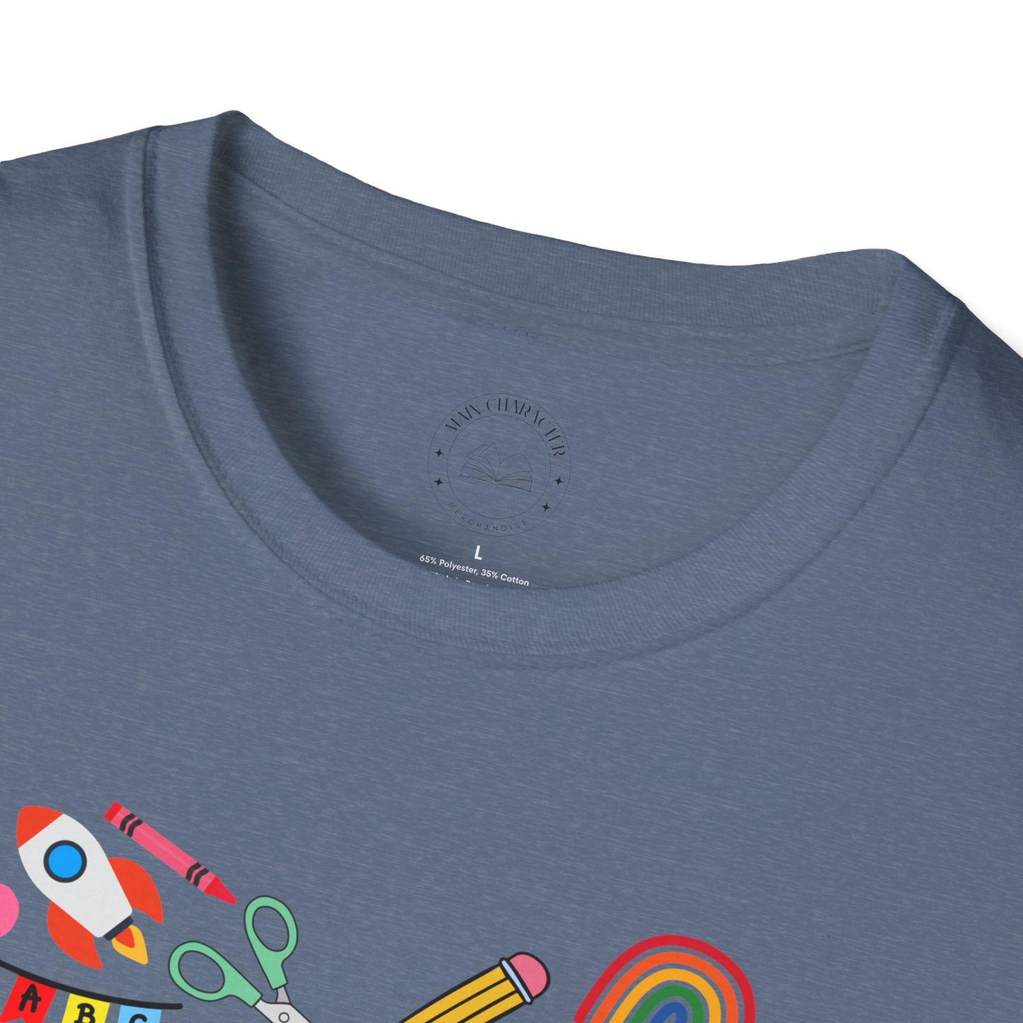 Teach From the Heart Unisex T-Shirt | Love for Learning, Teacher Gift, Back to School, Fun Casual Wear