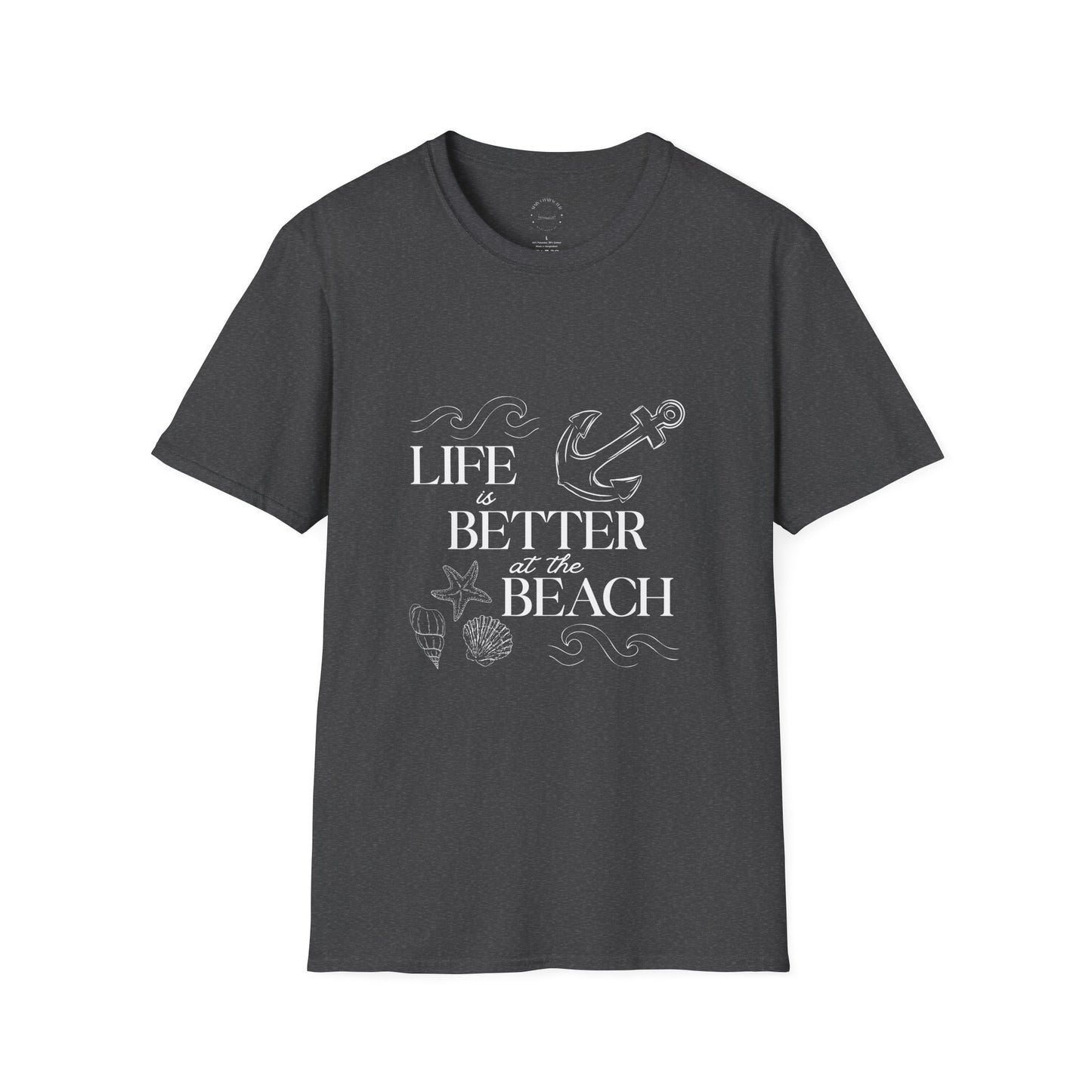 Life Is Better at the Beach T-Shirt – Summer Vibes, Coastal Style Tee
