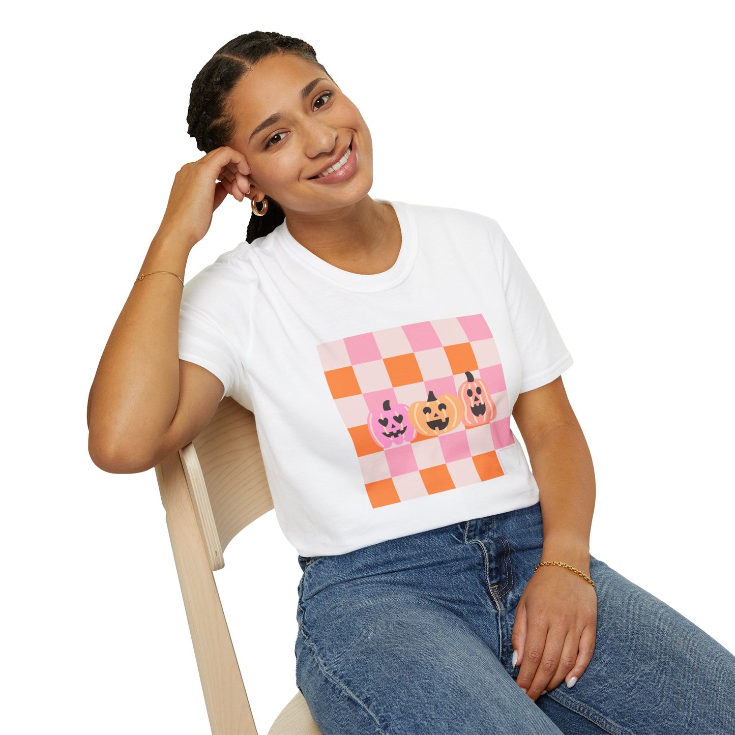 Spooky Sweet Jack-O’-Lanterns T-Shirt, Fall Apparel, Seasonal Graphic Tee, Unisex Autumn Shirt, Halloween Party Outfit