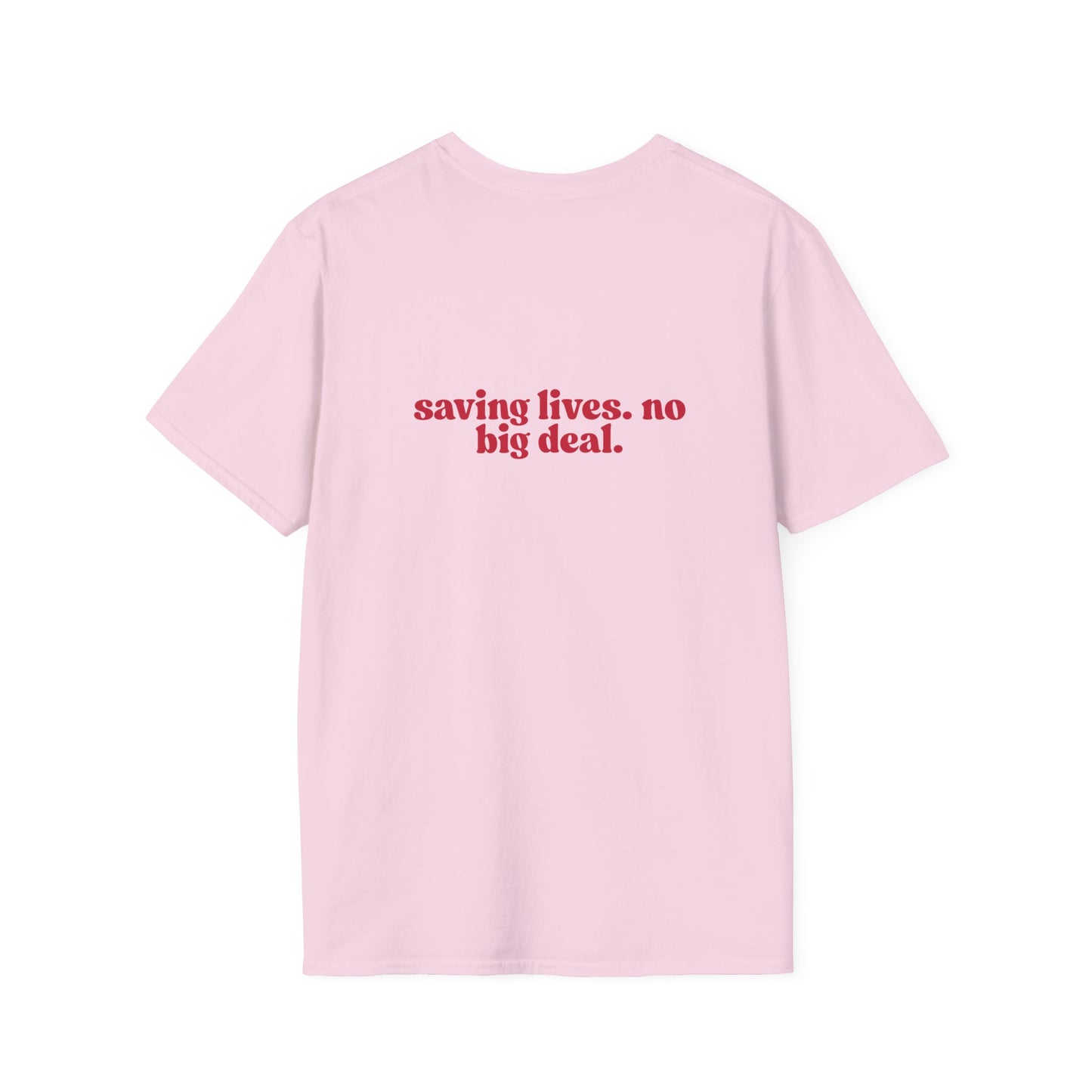 LPN Saving Lives Unisex T-Shirt, LPN Gift, Inspirational Tee, Gift for Healthcare Workers, Everyday Wear, Motivational Apparel