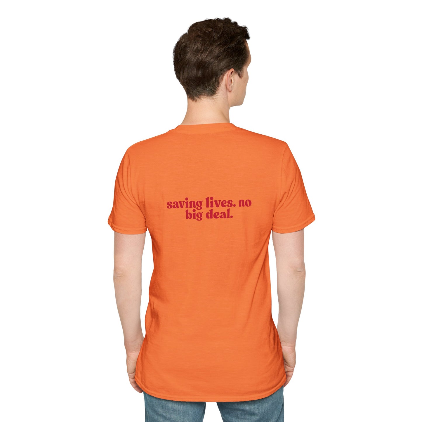 LPN Saving Lives Unisex T-Shirt, LPN Gift, Inspirational Tee, Gift for Healthcare Workers, Everyday Wear, Motivational Apparel