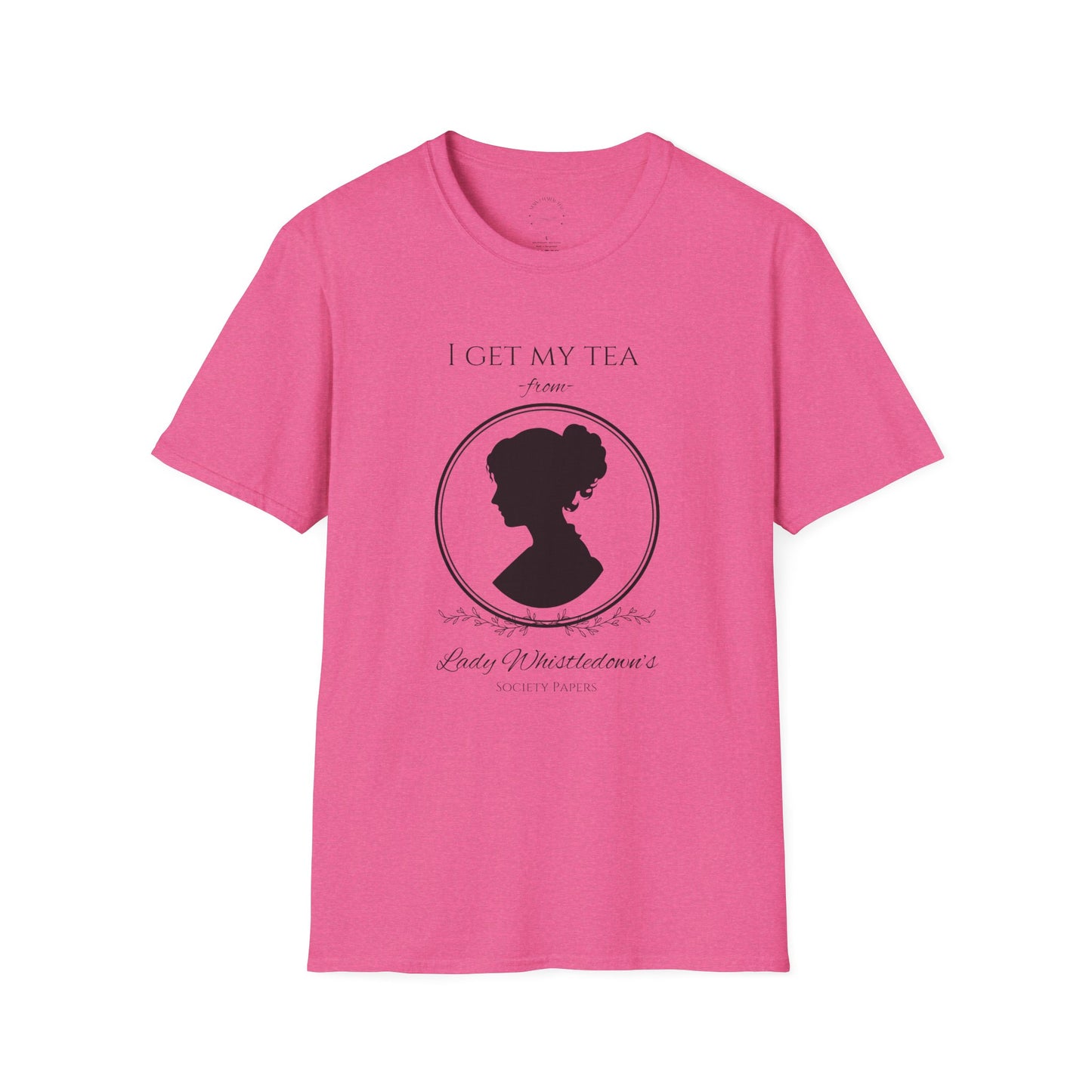 Bridgerton Inspired T-Shirt, Lady Whistledown, Tea Enthusiasts, Cute Casual Tee