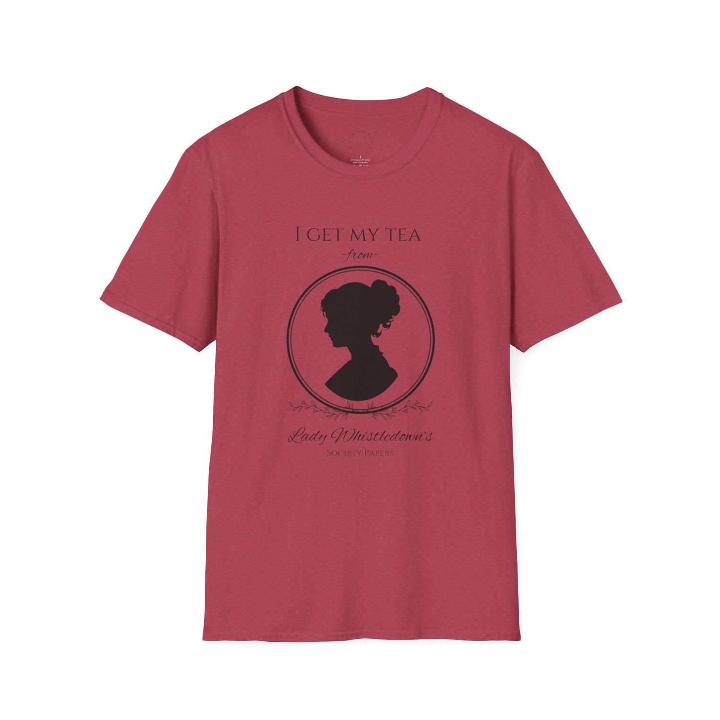Bridgerton Inspired T-Shirt, Lady Whistledown, Tea Enthusiasts, Cute Casual Tee