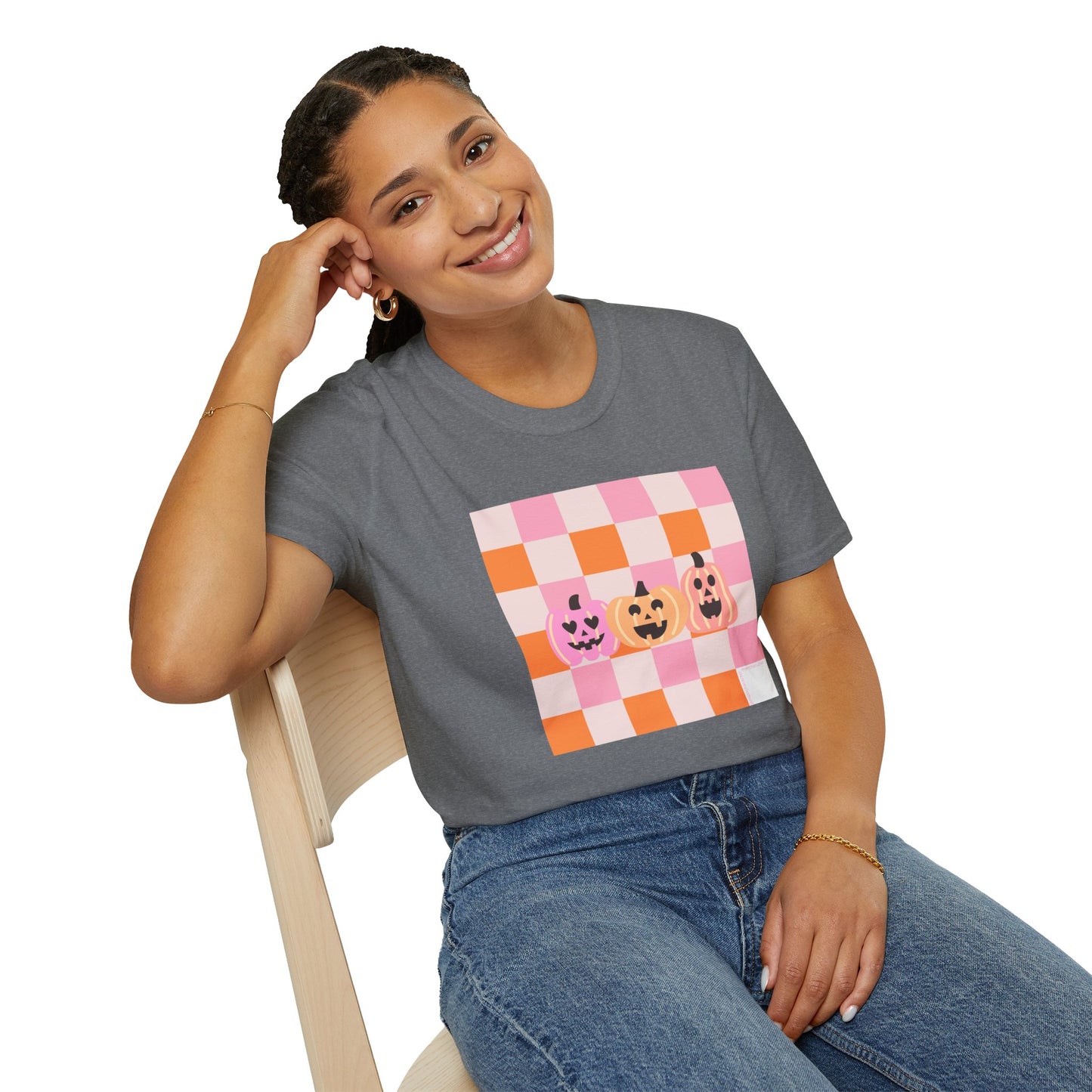 Spooky Sweet Jack-O’-Lanterns T-Shirt, Fall Apparel, Seasonal Graphic Tee, Unisex Autumn Shirt, Halloween Party Outfit