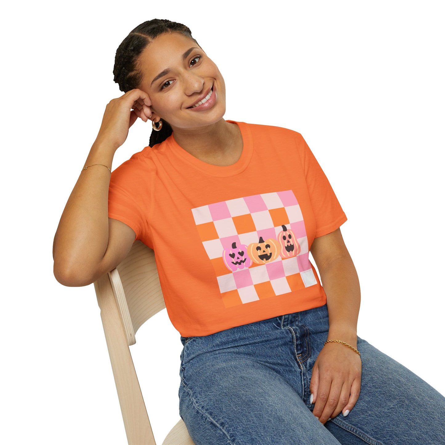 Spooky Sweet Jack-O’-Lanterns T-Shirt, Fall Apparel, Seasonal Graphic Tee, Unisex Autumn Shirt, Halloween Party Outfit