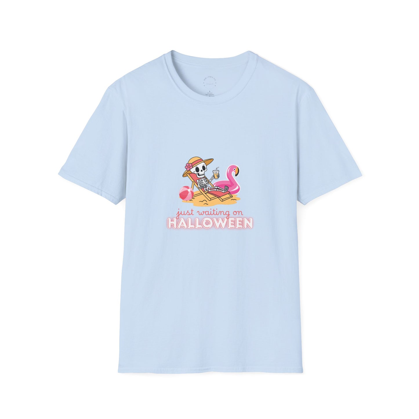 Summerween Skeleton T-Shirt, Fun Halloween Tee, Spooky Vibes Apparel
