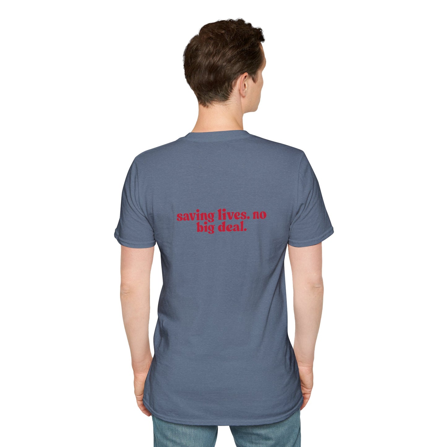 LPN Saving Lives Unisex T-Shirt, LPN Gift, Inspirational Tee, Gift for Healthcare Workers, Everyday Wear, Motivational Apparel
