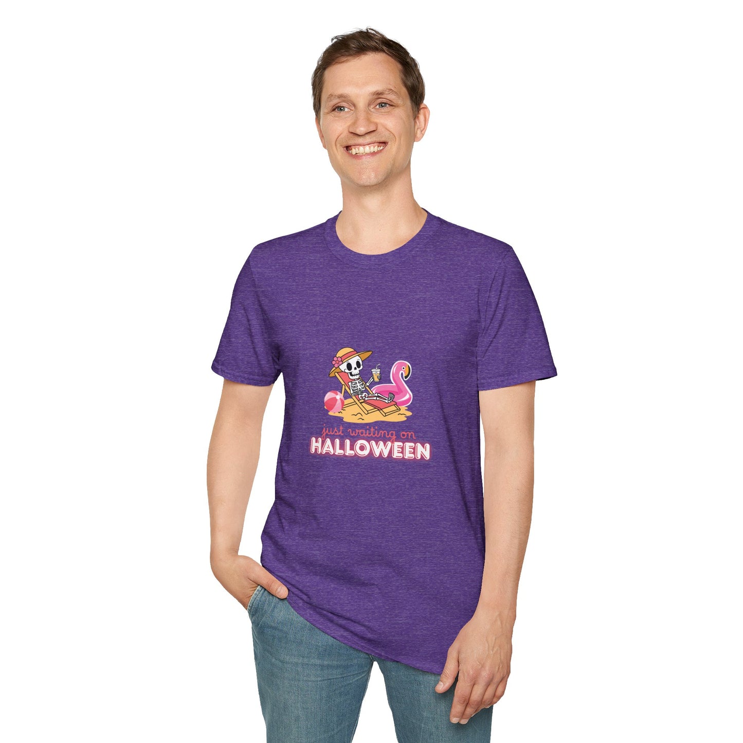 Summerween Skeleton T-Shirt, Fun Halloween Tee, Spooky Vibes Apparel