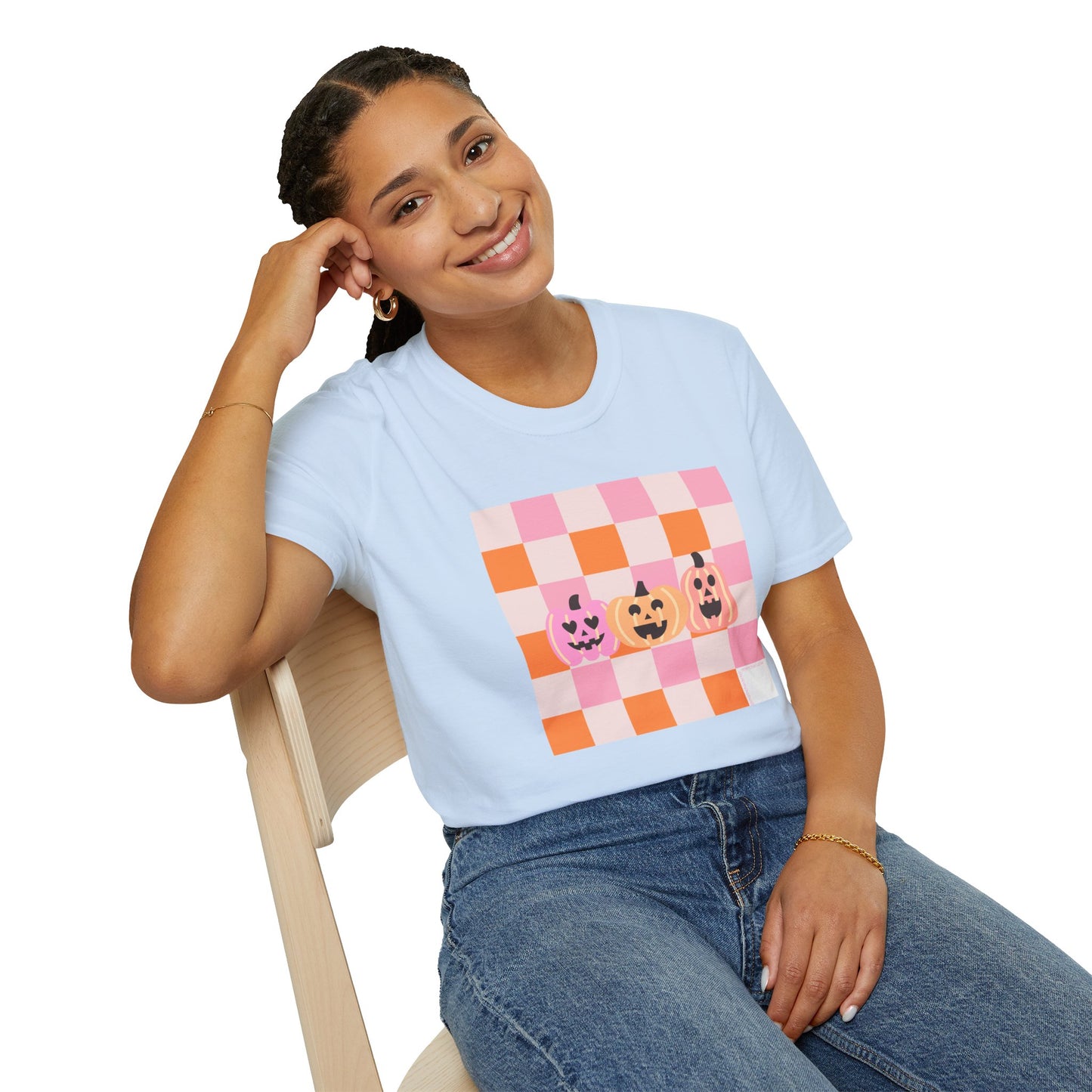 Spooky Sweet Jack-O’-Lanterns T-Shirt, Fall Apparel, Seasonal Graphic Tee, Unisex Autumn Shirt, Halloween Party Outfit