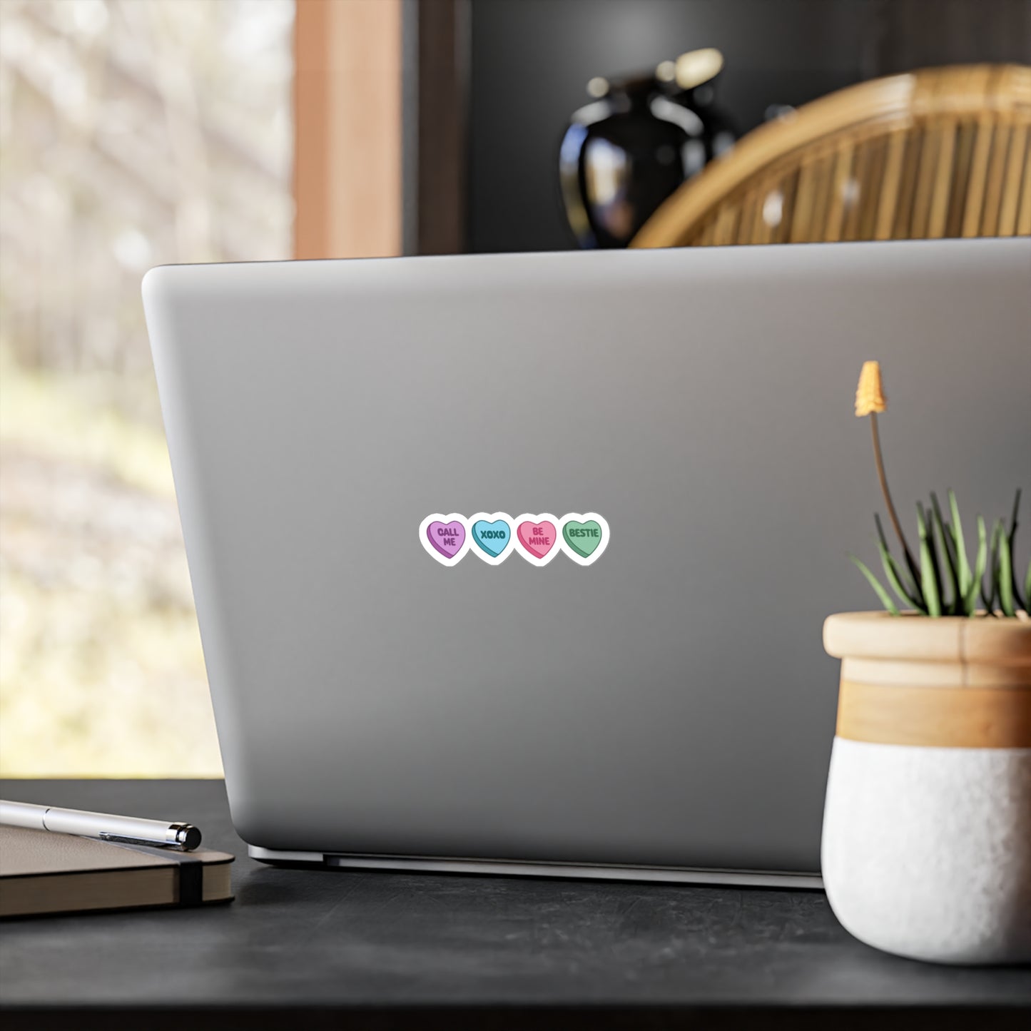 Conversation Heart Vinyl Decal Sticker
