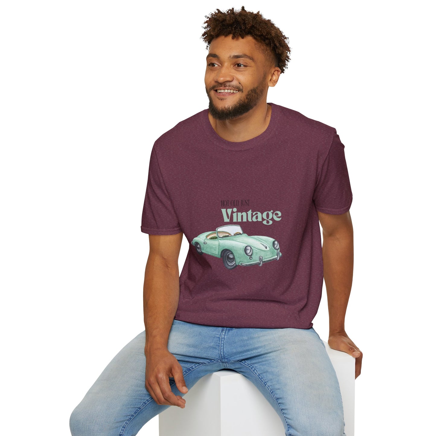 Vintage Car T-Shirt, Retro Style Tee, Gift for Car Lovers, Unisex Fashion Top, Casual Wear, Nostalgic Apparel