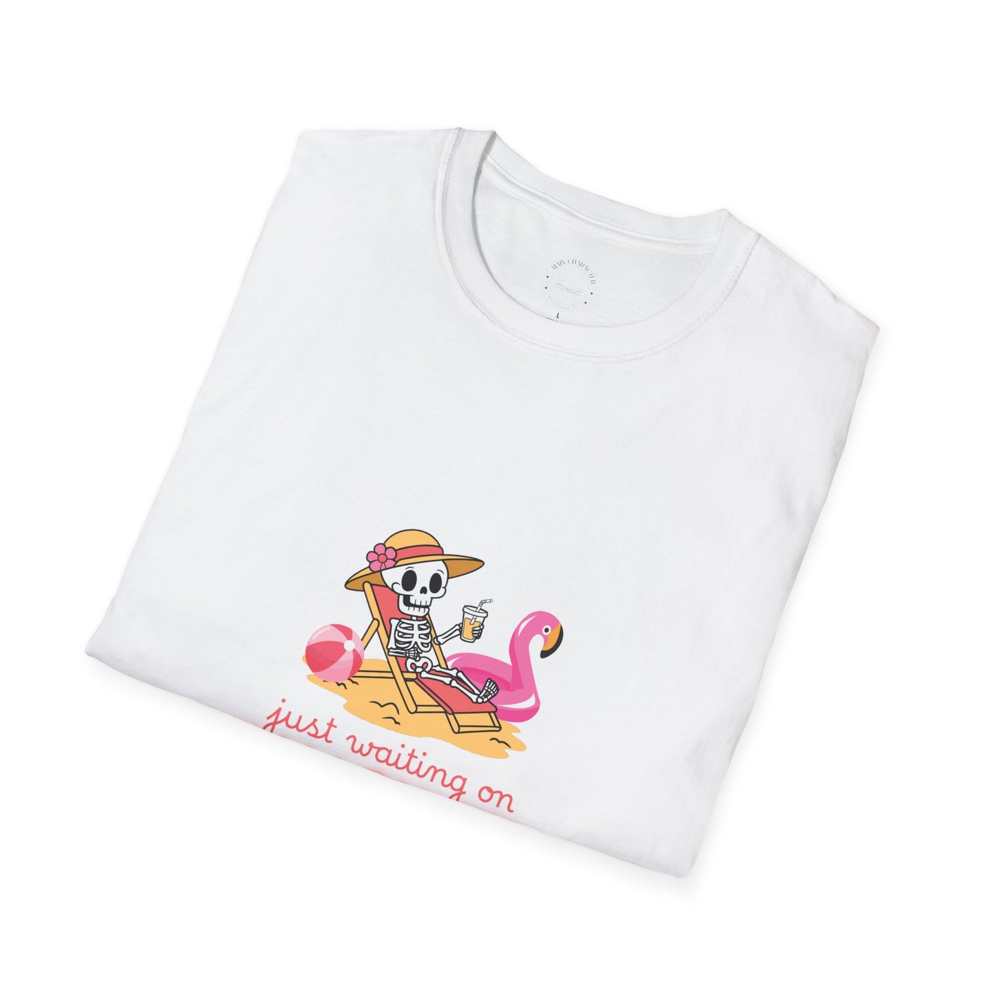 Summerween Skeleton T-Shirt, Fun Halloween Tee, Spooky Vibes Apparel