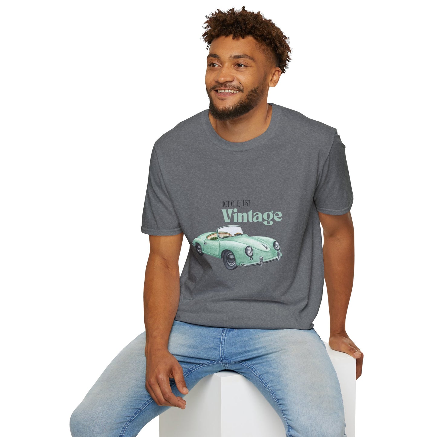 Vintage Car T-Shirt, Retro Style Tee, Gift for Car Lovers, Unisex Fashion Top, Casual Wear, Nostalgic Apparel