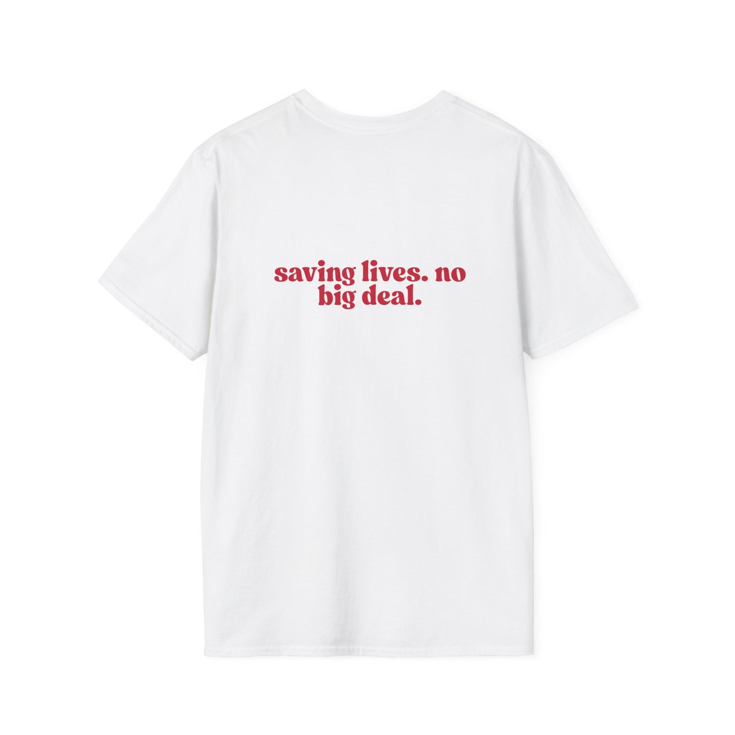 CNA Saving Lives Unisex T-Shirt, CNA Gift, Inspirational Tee, Gift for Healthcare Workers, Everyday Wear, Motivational Apparel