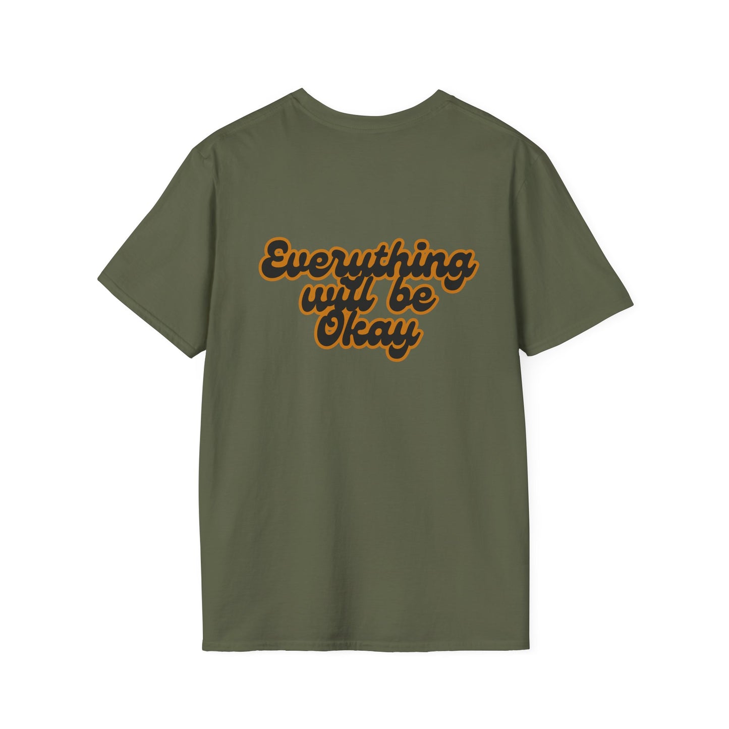 Everything Will Be Okay T-Shirt, Unisex Softstyle Tee, Positive Vibes Shirt, Casual Wear, Uplifting Apparel