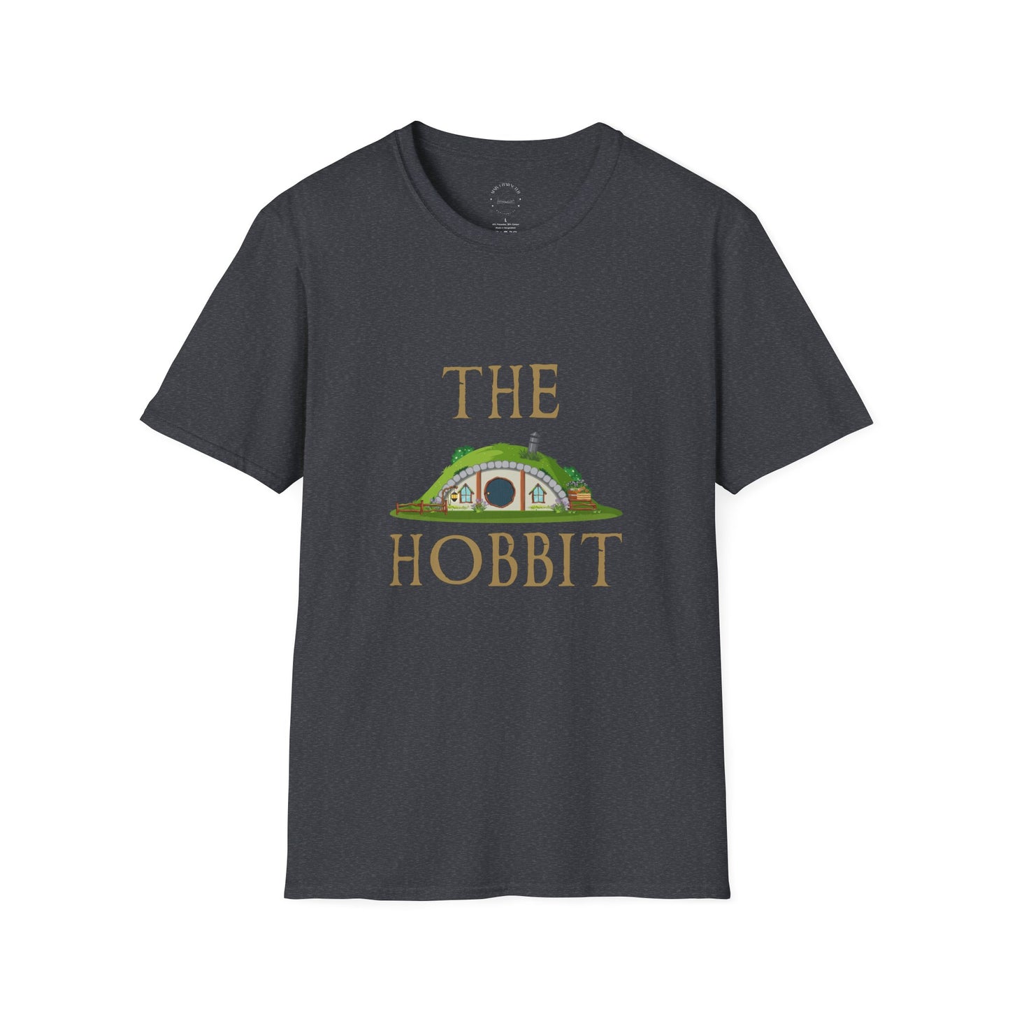 Hobbit-Inspired Unisex Softstyle T-Shirt, Literary Gift, Fictional Character Apparel, Novelty Tee, Casual Wear, Book Lover Shirt