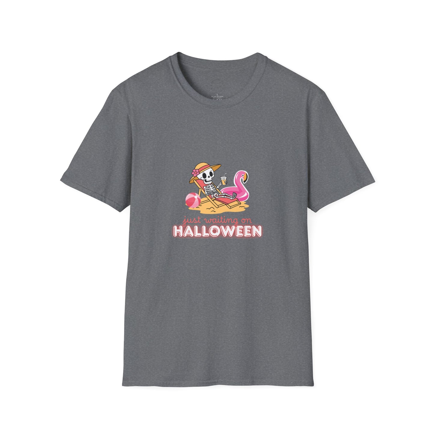 Summerween Skeleton T-Shirt, Fun Halloween Tee, Spooky Vibes Apparel