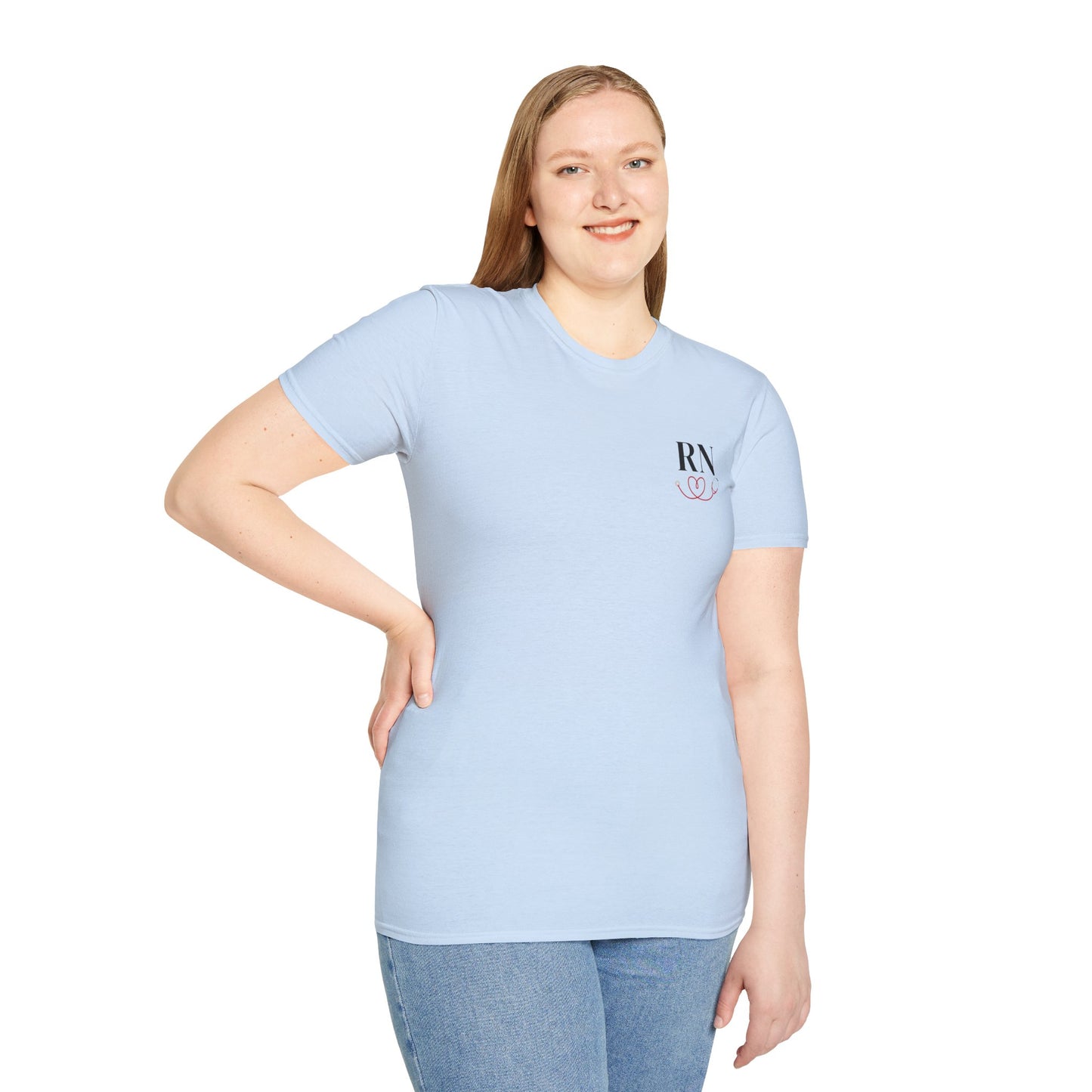 RN Saving Lives Unisex T-Shirt, RN Gift, Inspirational Tee, Gift for Healthcare Workers, Everyday Wear, Motivational Apparel