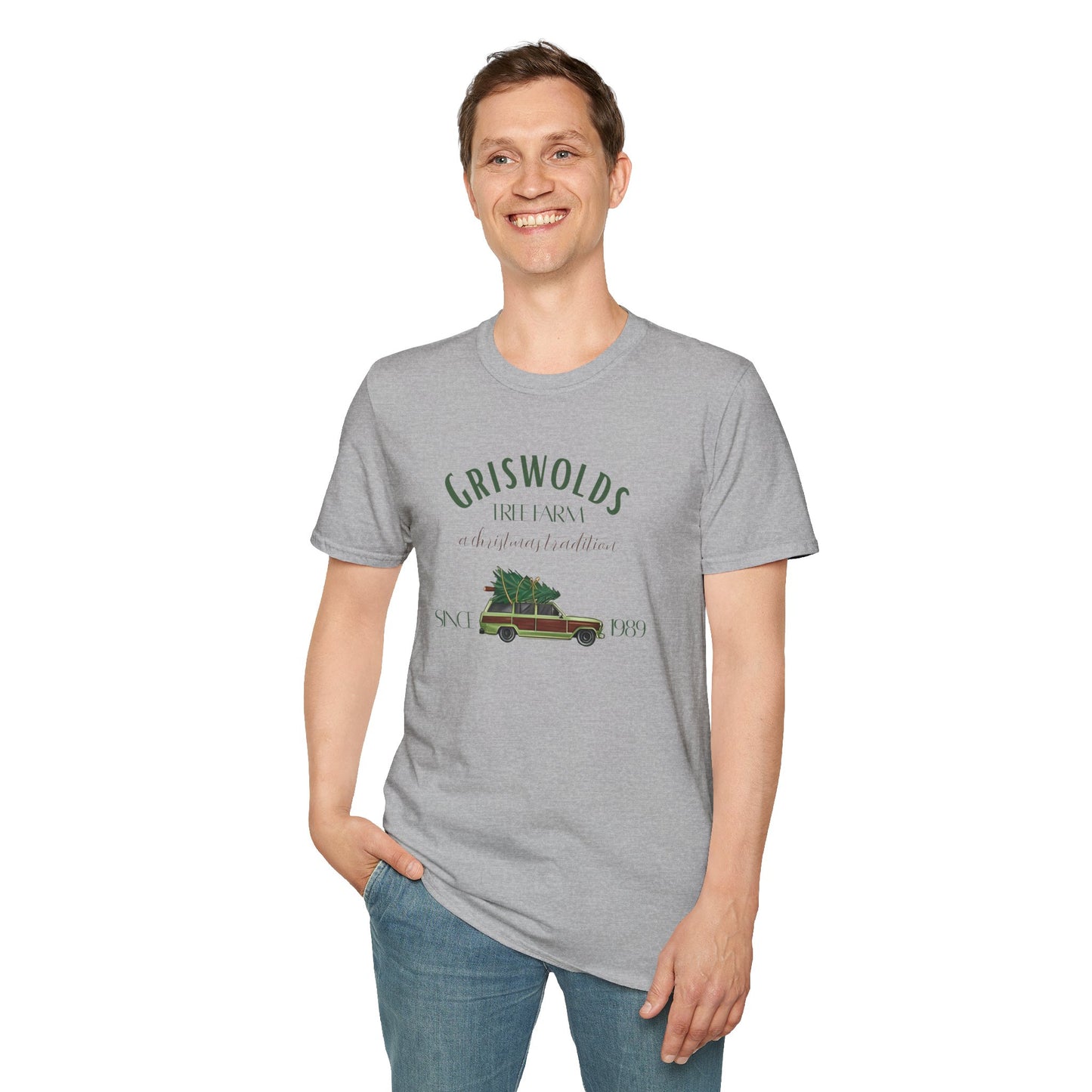 Griswolds Family Christmas T-Shirt — Vintage Station Wagon with Tree Holiday Tee