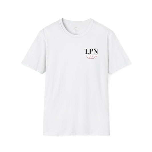 LPN Saving Lives Unisex T-Shirt, LPN Gift, Inspirational Tee, Gift for Healthcare Workers, Everyday Wear, Motivational Apparel