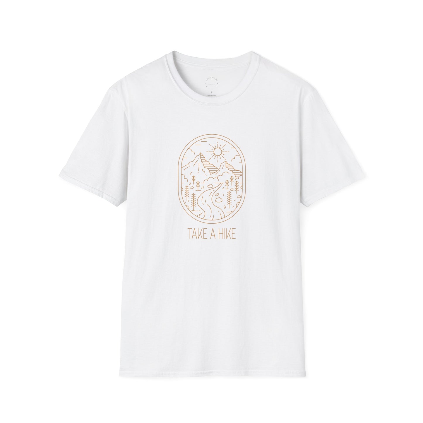 Take A Hike T-Shirt | Hiking Gift | Outdoor Lover Tee | Unisex Softstyle Tee | Eco-Friendly Apparel