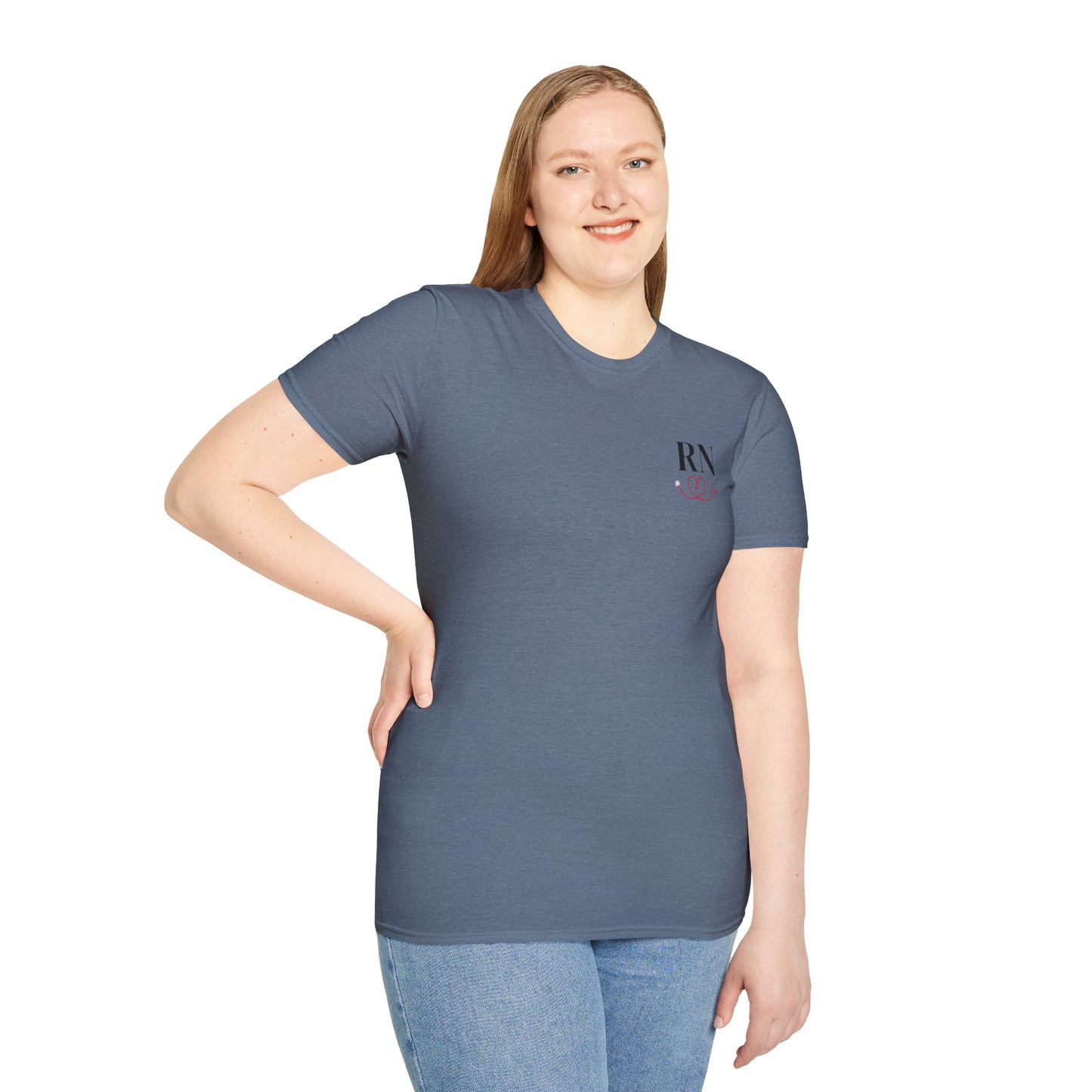 RN Saving Lives Unisex T-Shirt, RN Gift, Inspirational Tee, Gift for Healthcare Workers, Everyday Wear, Motivational Apparel