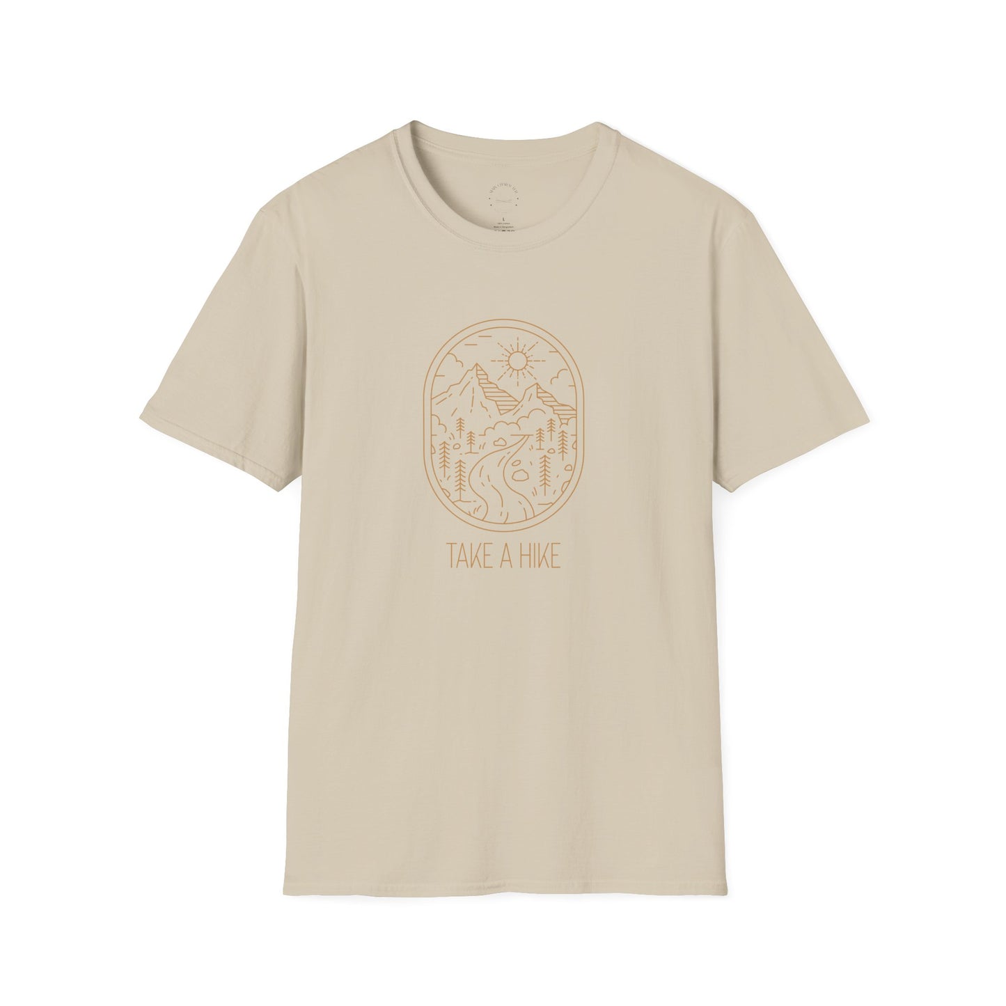 Take A Hike T-Shirt | Hiking Gift | Outdoor Lover Tee | Unisex Softstyle Tee | Eco-Friendly Apparel