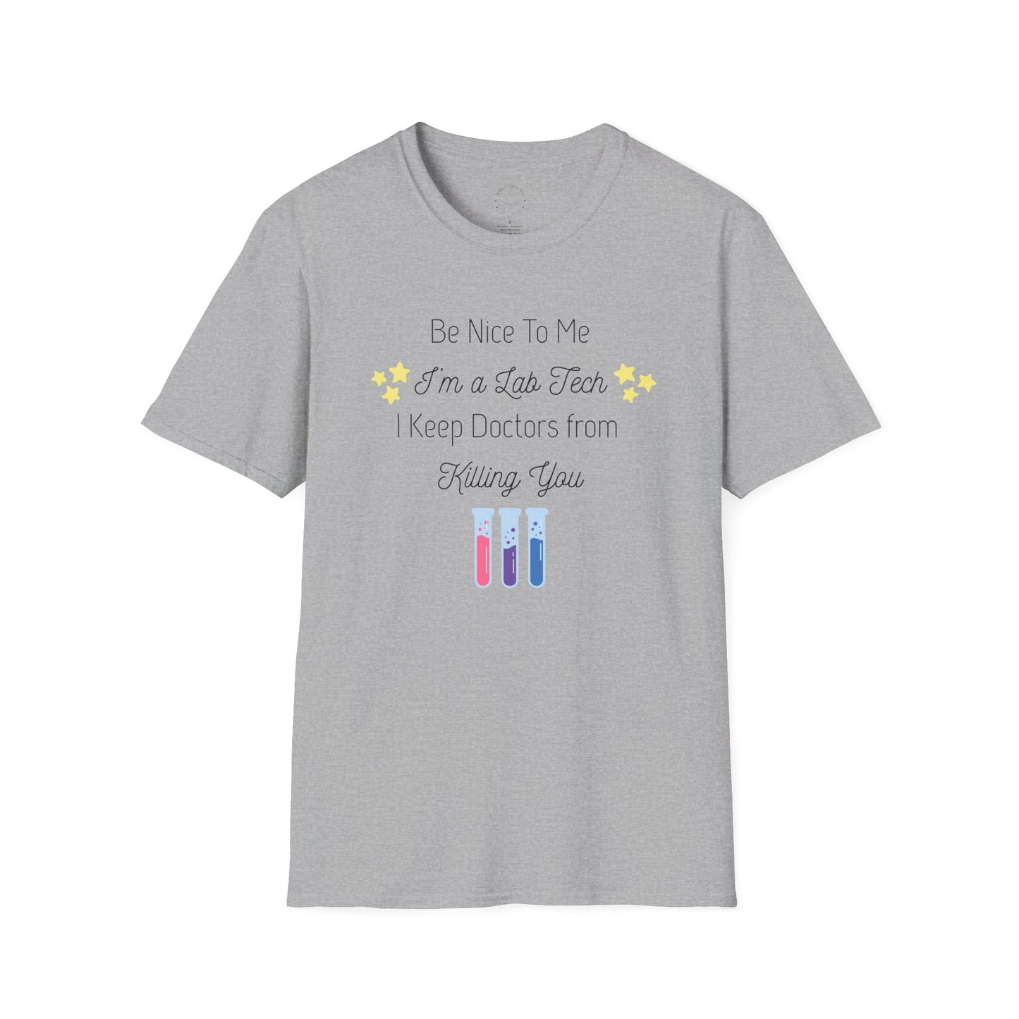 Lab Tech Survival T-Shirt, Softstyle Tees, Lab Humor Shirt, Healthcare Apparel, Cute T-Shirt