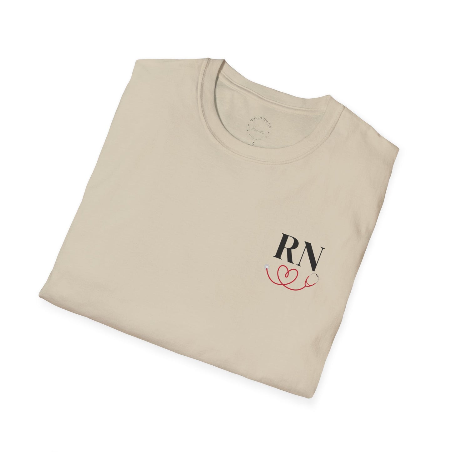 RN Saving Lives Unisex T-Shirt, RN Gift, Inspirational Tee, Gift for Healthcare Workers, Everyday Wear, Motivational Apparel