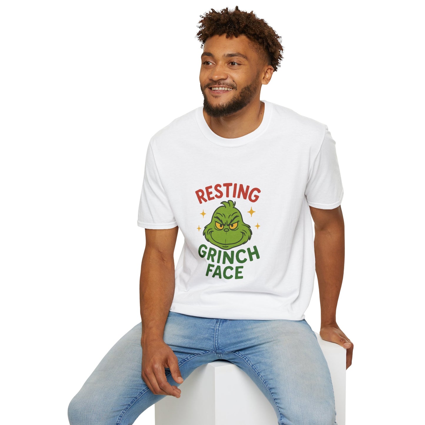 T-Shirt — Resting Grinch Face Holiday Shirt