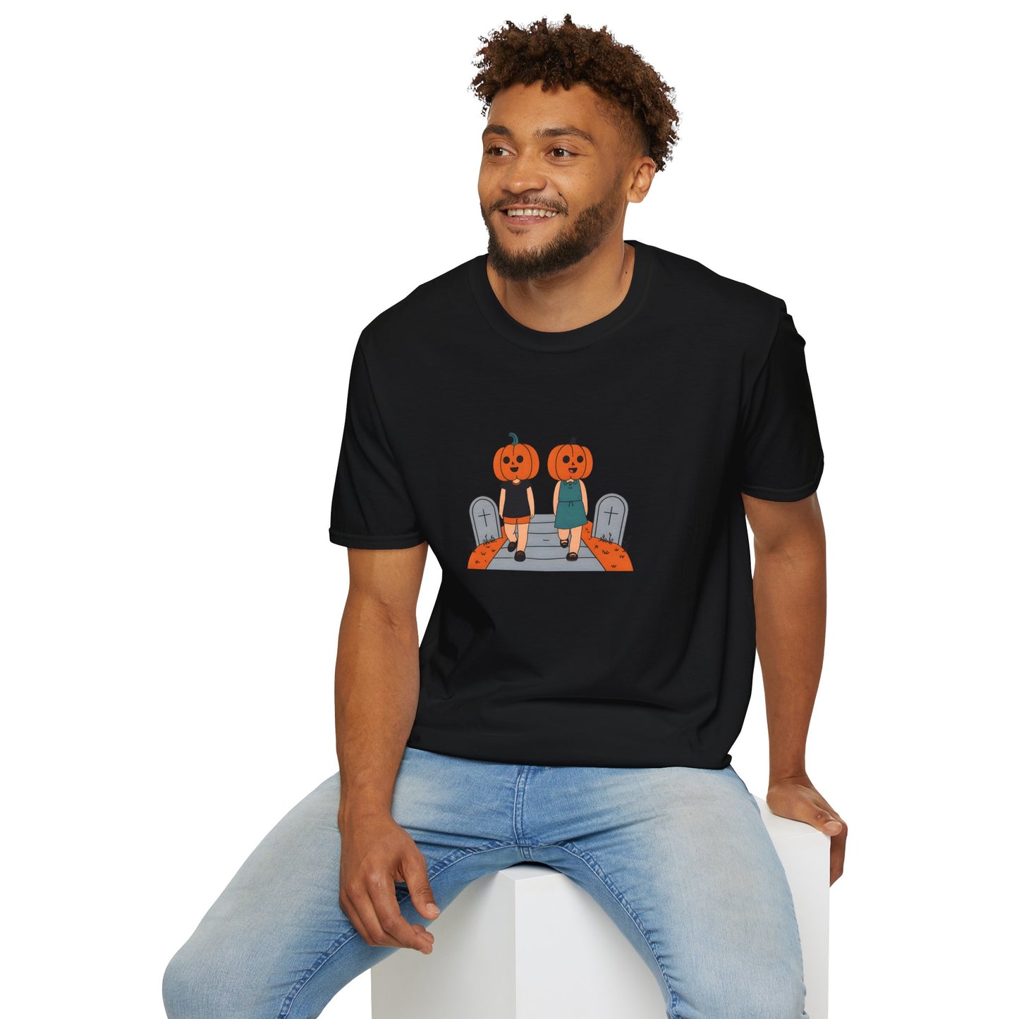 Pumpkin Head Halloween T-Shirt | Fall Style, Halloween Costume, Unisex Tee, Casual Wear, Spooky Vibes