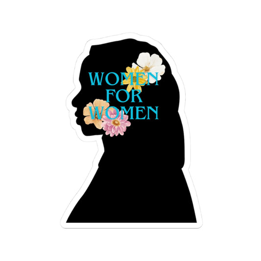 Empowering Women Kiss-Cut Sticker | Feminist Art, Laptop Decor, Inspirational Women's Day