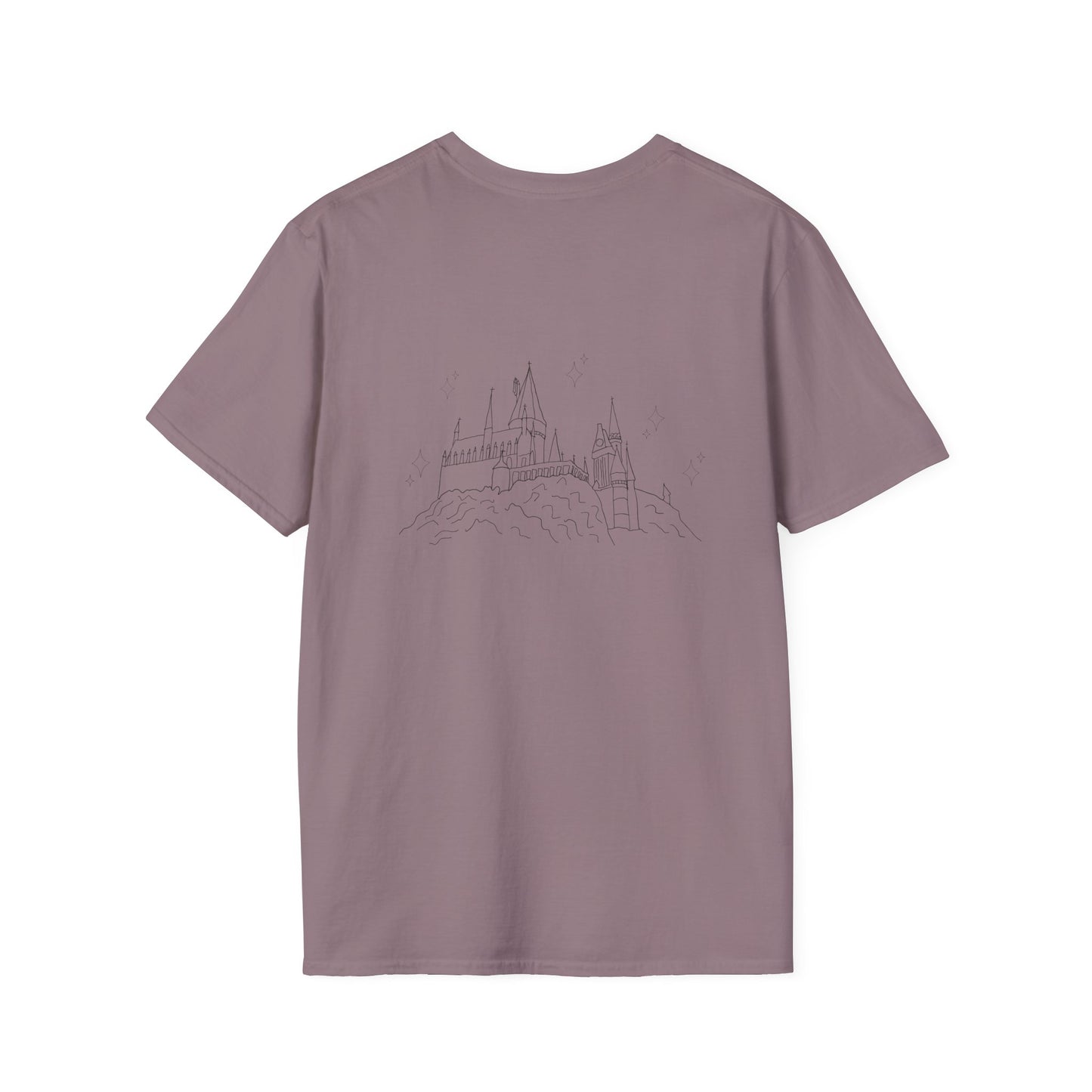 Hogwarts Unisex T-Shirt, Softstyle Tee for Casual Wear, Unique Graphic T-Shirt, Hogwarts Houses