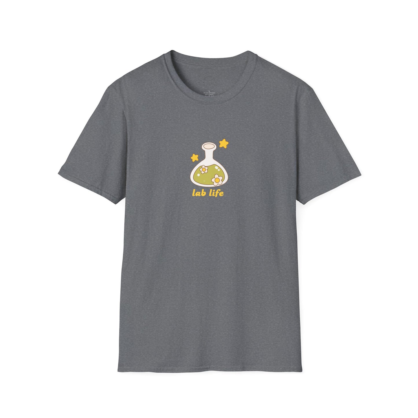 Lab Life Unisex T-Shirt, Science Tee, Gift for Chemists, Summer Casual Wear, Unique Laboratory Shirt, Fun Educational Apparel