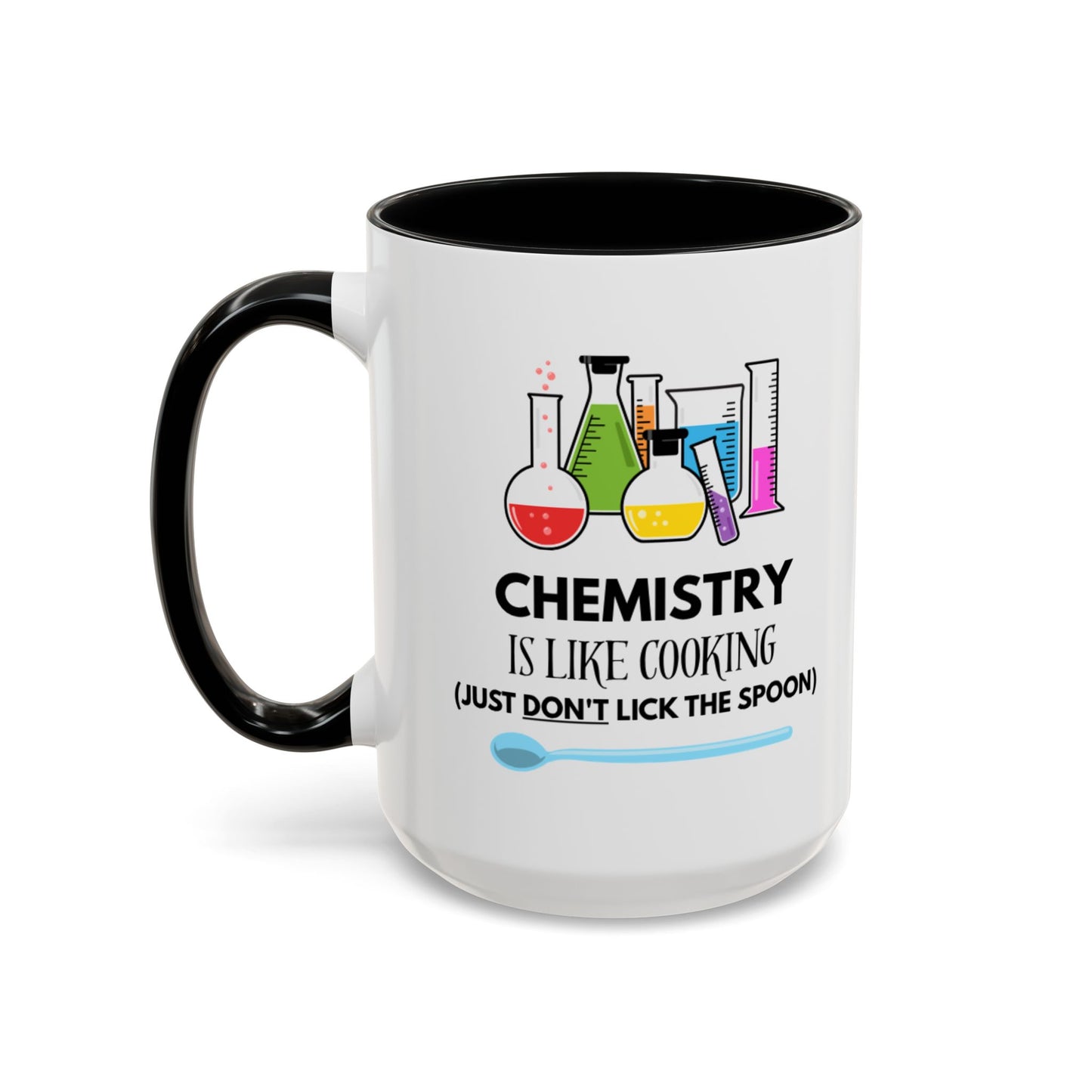 Chemistry-Themed Accent Coffee Mug for Science Lovers, Great Gift for Teachers, Lab Coats & Nerds, Perfect for Birthdays, Graduations [...]