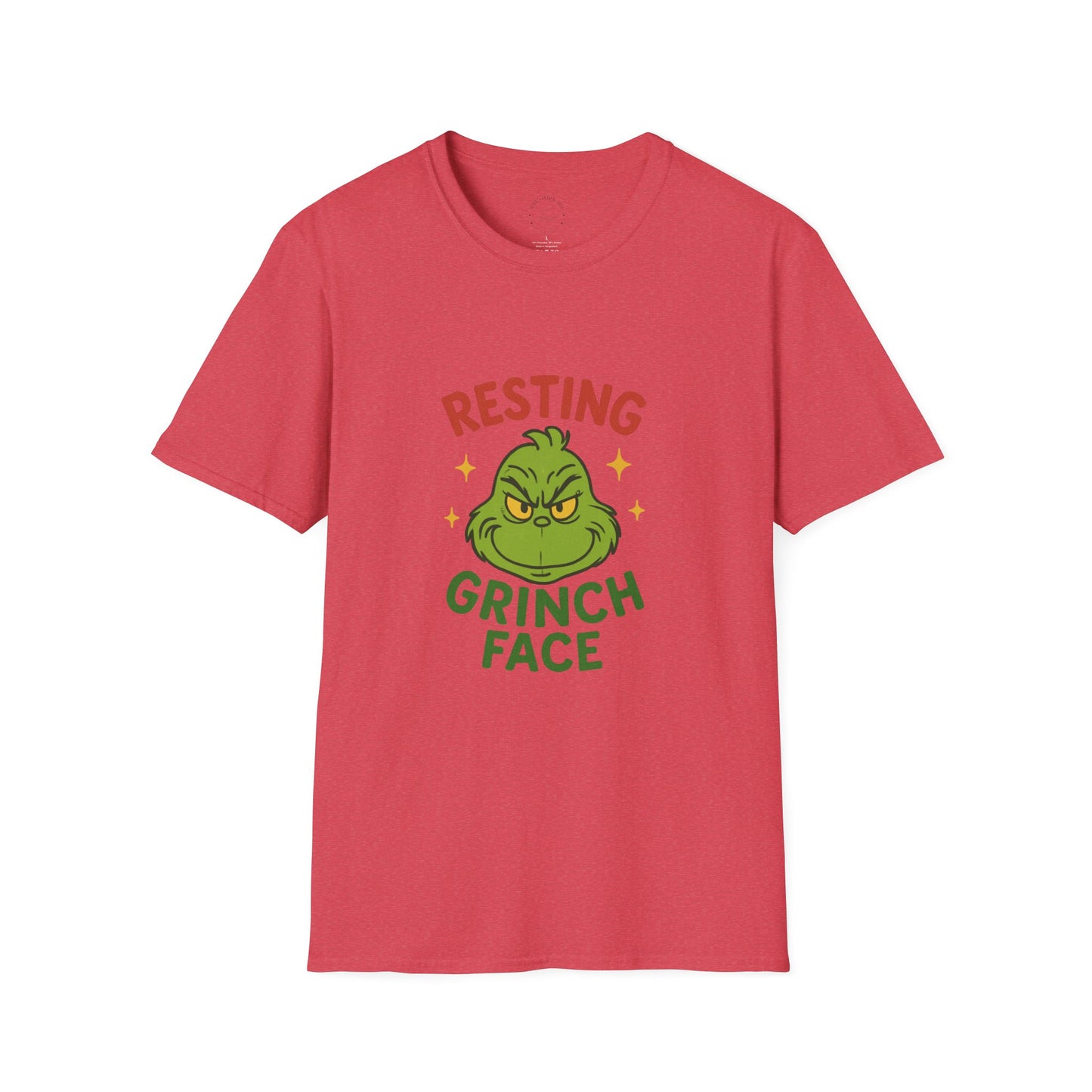 T-Shirt — Resting Grinch Face Holiday Shirt