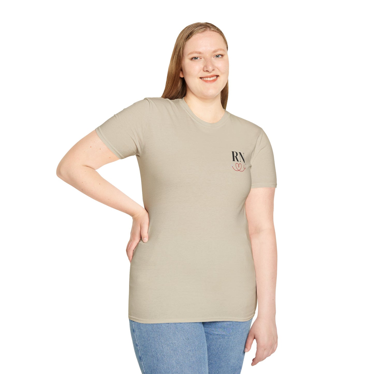 RN Saving Lives Unisex T-Shirt, RN Gift, Inspirational Tee, Gift for Healthcare Workers, Everyday Wear, Motivational Apparel