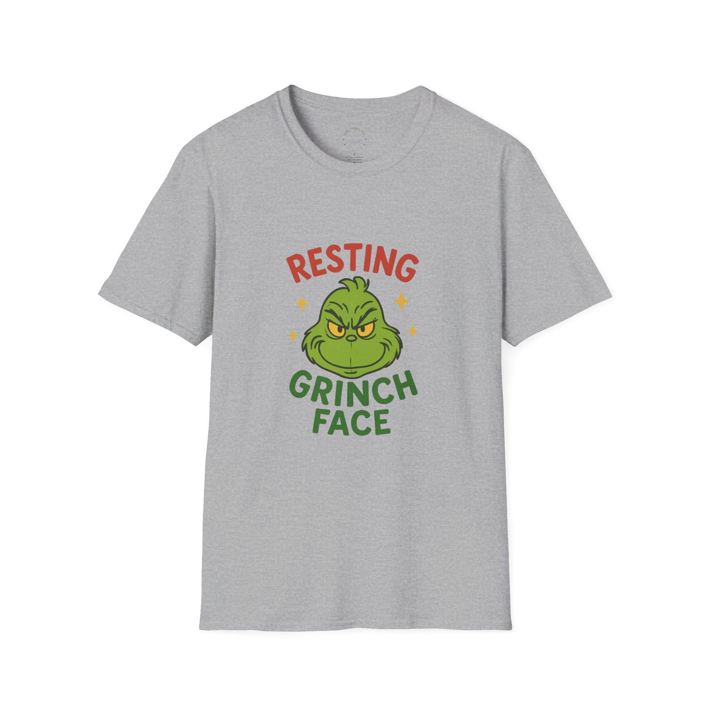 T-Shirt — Resting Grinch Face Holiday Shirt