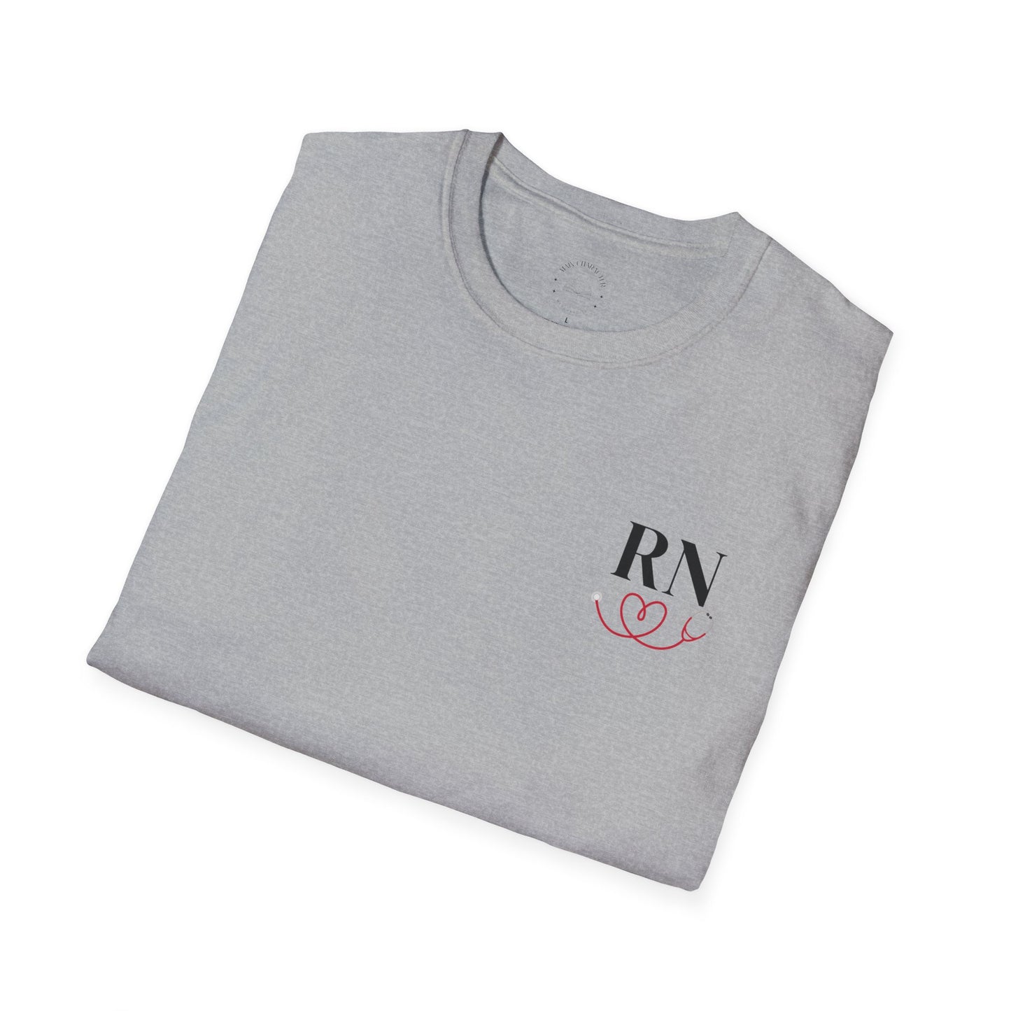 RN Saving Lives Unisex T-Shirt, RN Gift, Inspirational Tee, Gift for Healthcare Workers, Everyday Wear, Motivational Apparel