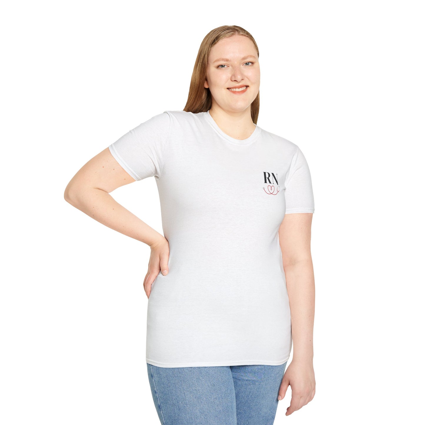RN Saving Lives Unisex T-Shirt, RN Gift, Inspirational Tee, Gift for Healthcare Workers, Everyday Wear, Motivational Apparel