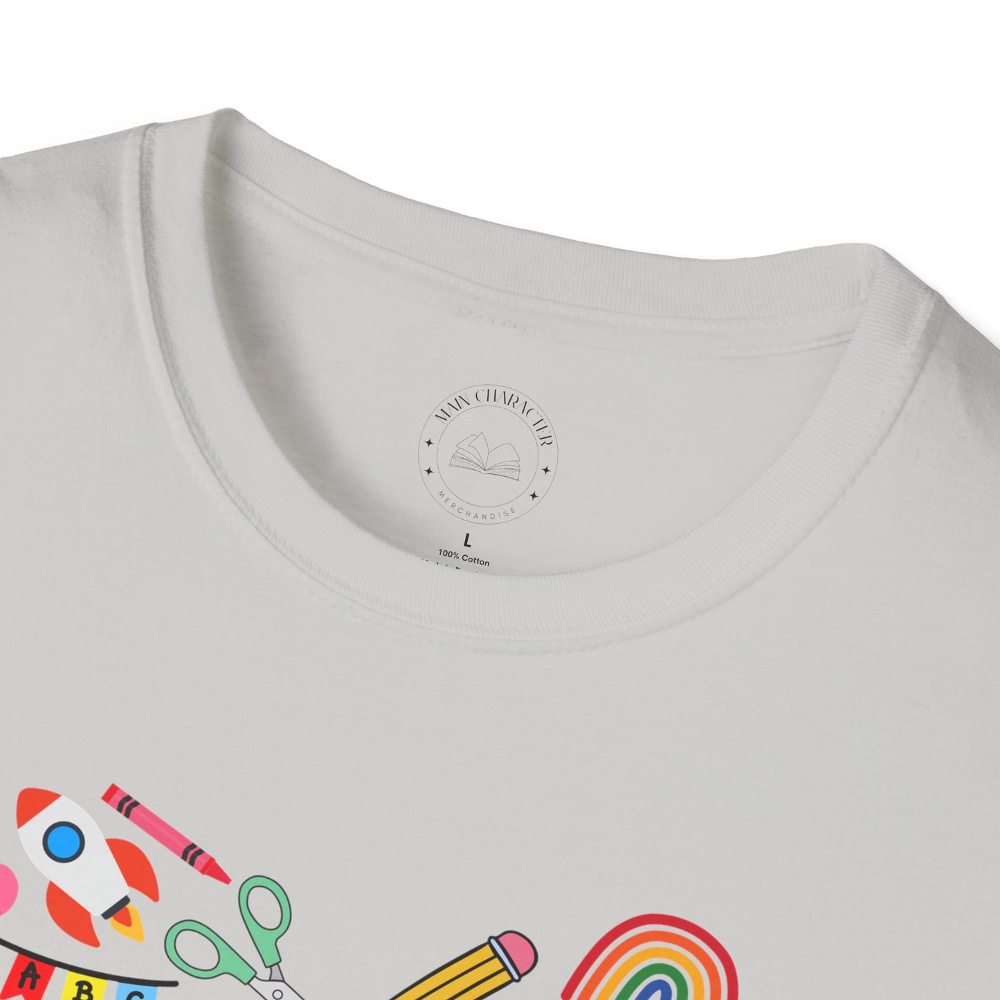 Teach From the Heart Unisex T-Shirt | Love for Learning, Teacher Gift, Back to School, Fun Casual Wear