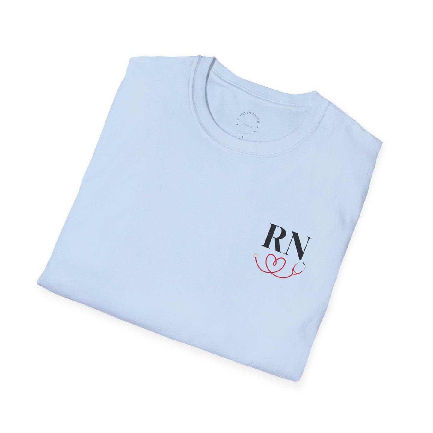 RN Saving Lives Unisex T-Shirt, RN Gift, Inspirational Tee, Gift for Healthcare Workers, Everyday Wear, Motivational Apparel